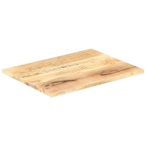 Bordplade 25-27 mm 90x70 cm massivt mangotræ