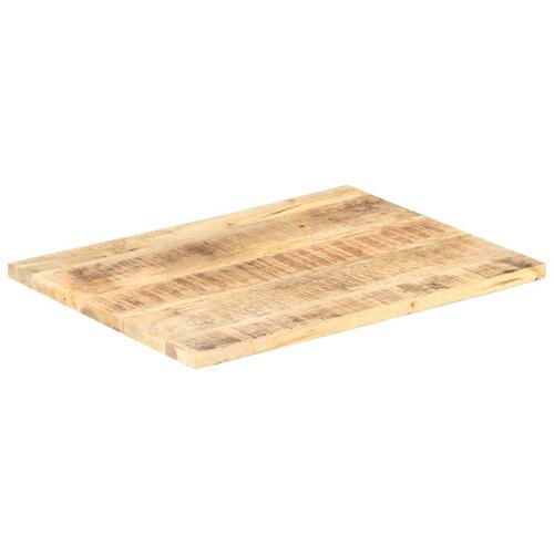 Bordplade 25-27 mm 90x70 cm massivt mangotræ