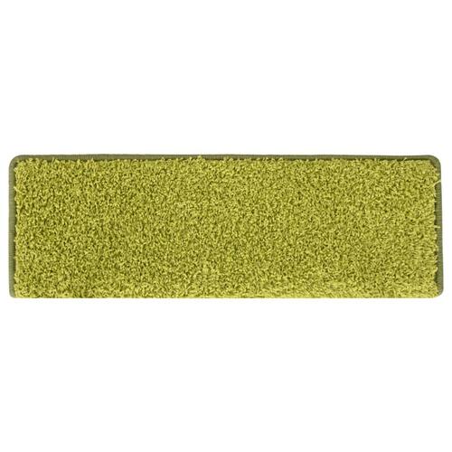 15 stk. trappemåtter 65x21x4 cm grøn