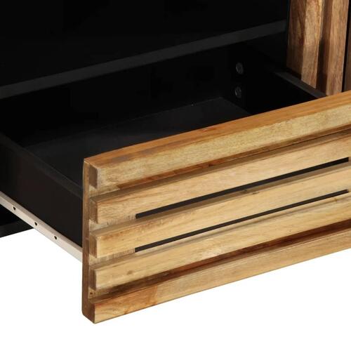 Tv-bord 100x34x46 cm massivt ru mangotræ