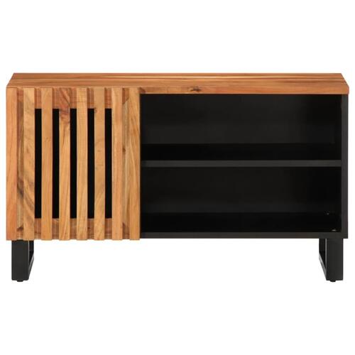Tv-bord 80x34x46 cm massivt akacietræ