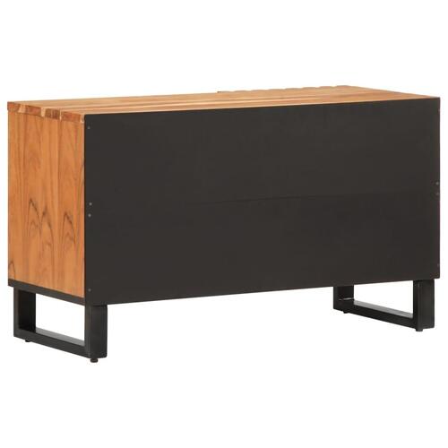 Tv-bord 80x34x46 cm massivt akacietræ