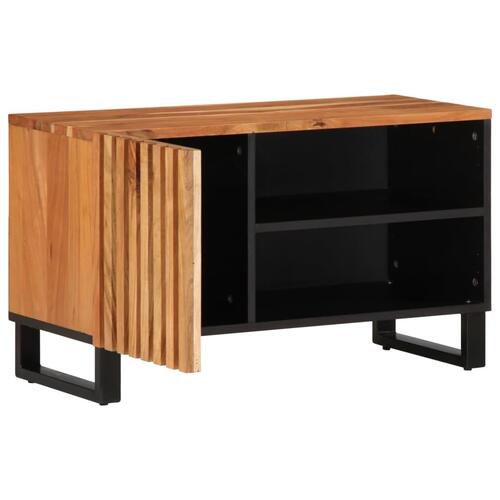 Tv-bord 80x34x46 cm massivt akacietræ