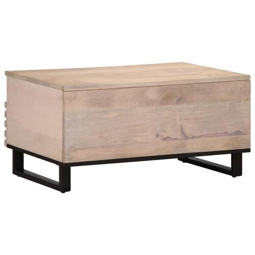 Sofabord 80x55x40 cm massivt mangotræ