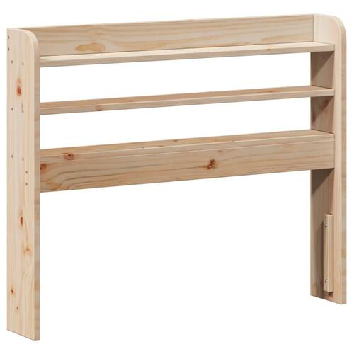 Sengeramme uden madras 75x190 cm massivt fyrretræ