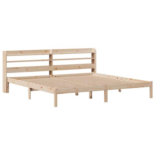 Sengeramme uden madras 180x200 cm massivt fyrretræ