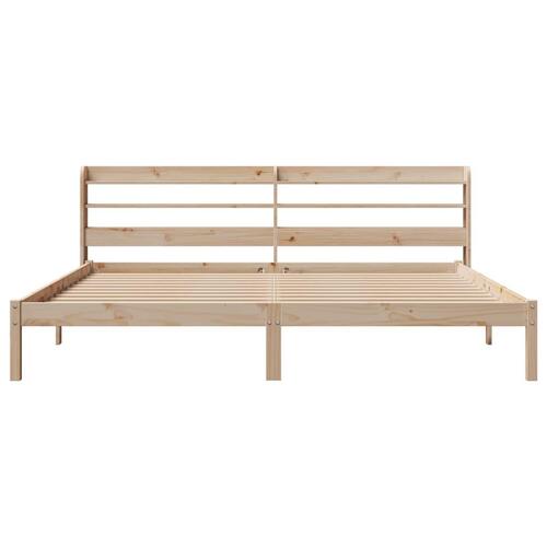 Sengeramme uden madras 180x200 cm massivt fyrretræ