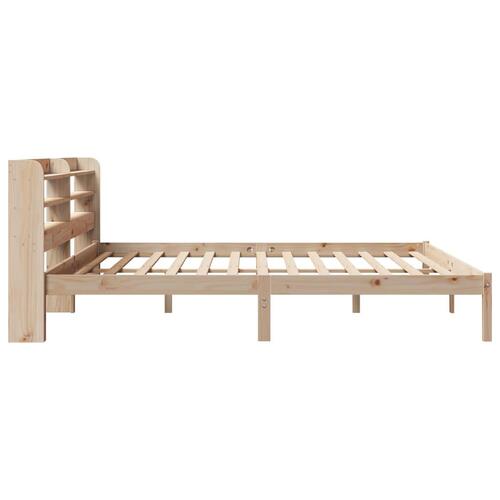 Sengeramme uden madras 180x200 cm massivt fyrretræ