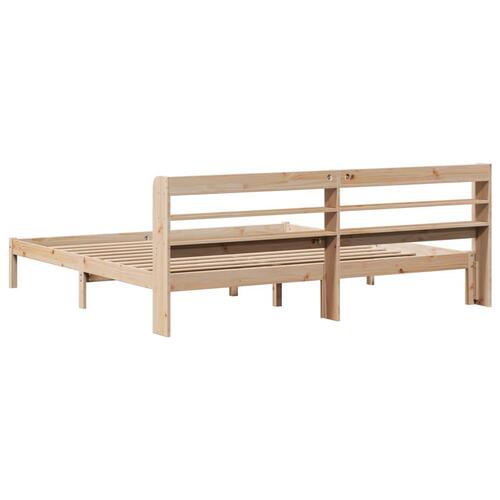 Sengeramme uden madras 180x200 cm massivt fyrretræ