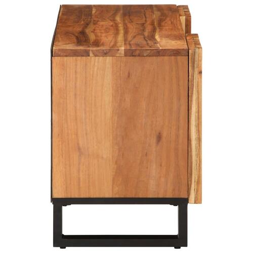 Tv-bord 100x34x46 cm massivt akacietræ