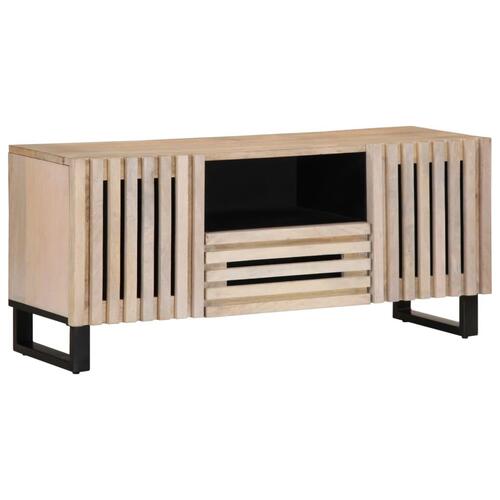 Tv-bord 100x34x46 cm massivt mangotræ