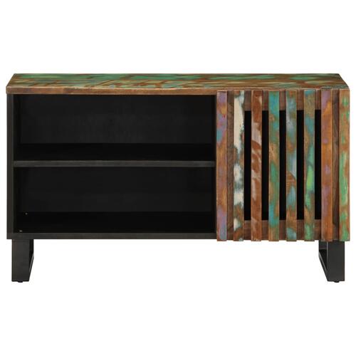 Tv-bord 80x34x46 cm massivt akacietræ