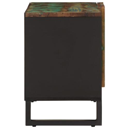 Tv-bord 80x34x46 cm massivt akacietræ