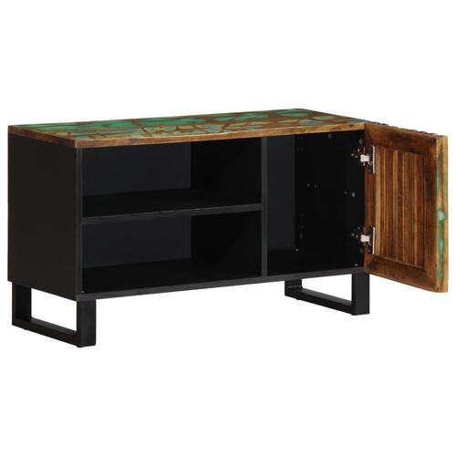 Tv-bord 80x34x46 cm massivt akacietræ