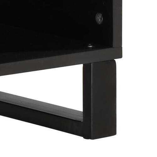 Tv-bord 80x34x46 cm massivt mangotræ brun