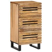 Skænk 40x34x75 cm massivt ru mangotræ