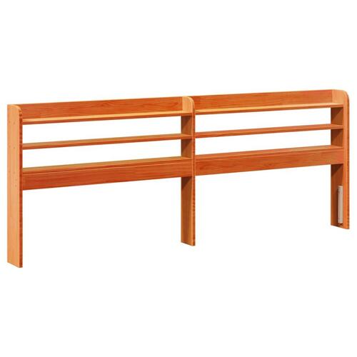 Sengeramme uden madras 180x200 cm massivt fyrretræ gyldenbrun