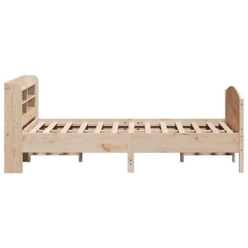 Sengeramme uden madras 160x200 cm massivt fyrretræ