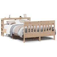 Sengeramme uden madras 160x200 cm massivt fyrretræ