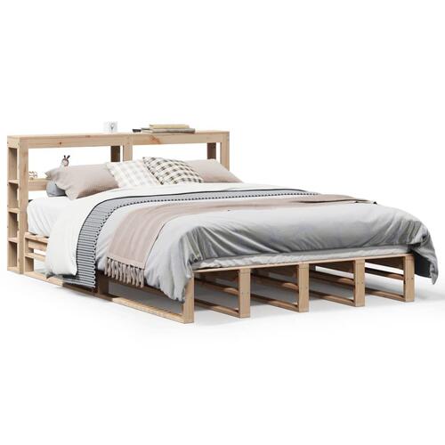 Sengeramme uden madras 160x200 cm massivt fyrretræ