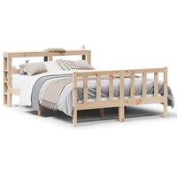 Sengeramme uden madras 120x200 cm massivt fyrretræ