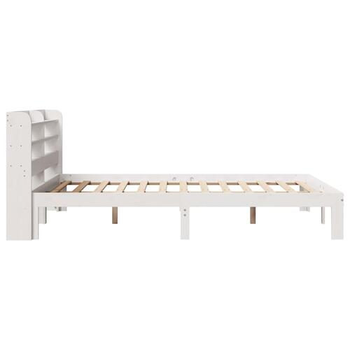 Sengeramme med hovedgærde uden madras Hvid 120x200 cm