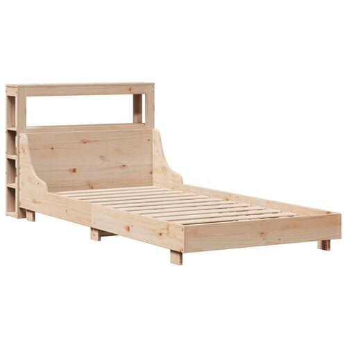 Sengeramme uden madras 90x200 cm massivt fyrretræ