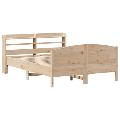 Sengeramme uden madras 120x190 cm massivt fyrretræ