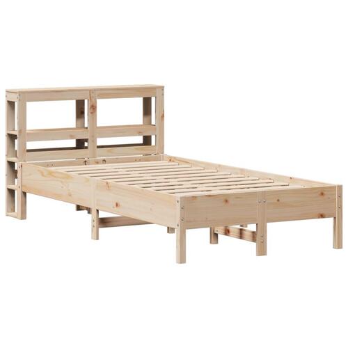 Sengeramme uden madras 120x200 cm massivt fyrretræ