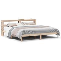 Sengeramme uden madras 180x200 cm massivt fyrretræ