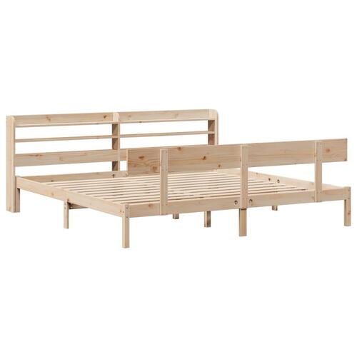 Sengeramme uden madras 180x200 cm massivt fyrretræ