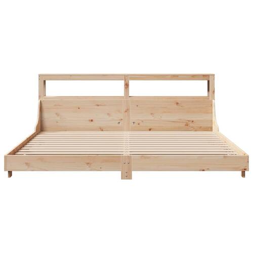 Sengeramme uden madras 180x200 cm massivt fyrretræ