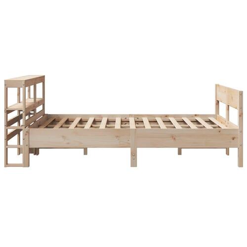 Sengeramme uden madras 120x190 cm massivt fyrretræ