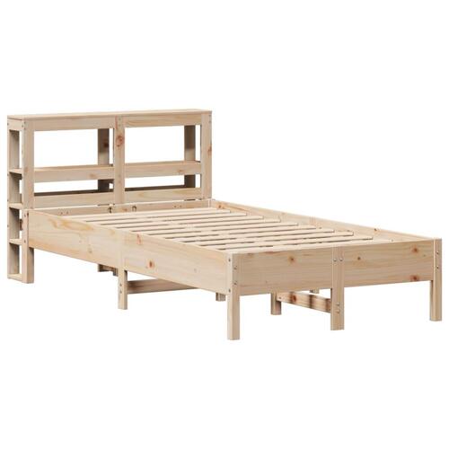 Sengeramme uden madras 90x200 cm massivt fyrretræ