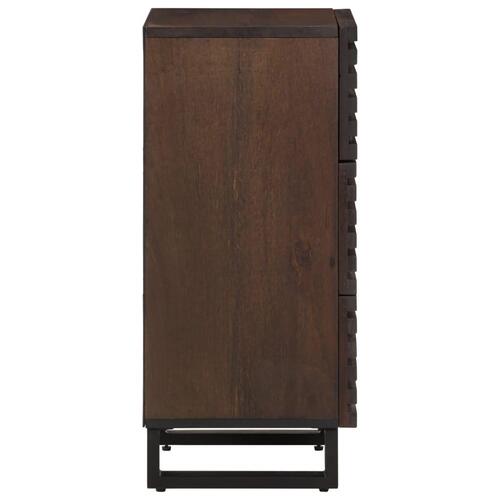 Skænk 40x34x75 cm massivt mangotræ brun