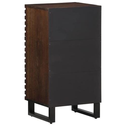 Skænk 40x34x75 cm massivt mangotræ brun