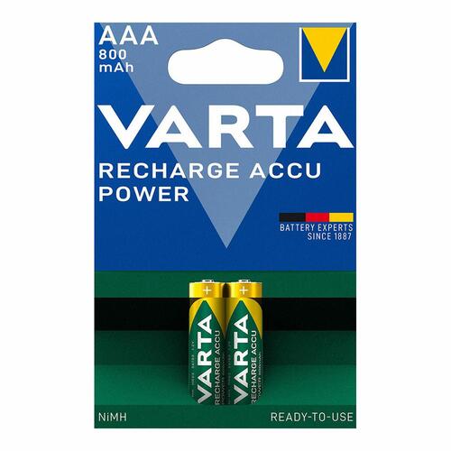 Genopladelige batterier Varta AAA 800MAH 2UD 1,2 V 800 mAh AAA