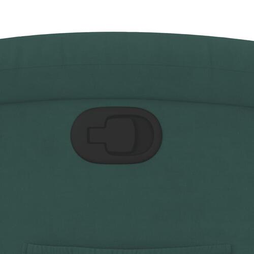 Løftestol velour mørkegrøn