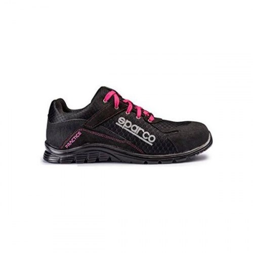 Sparco sikkerhedssko S1P - sort/pink (str. 37)