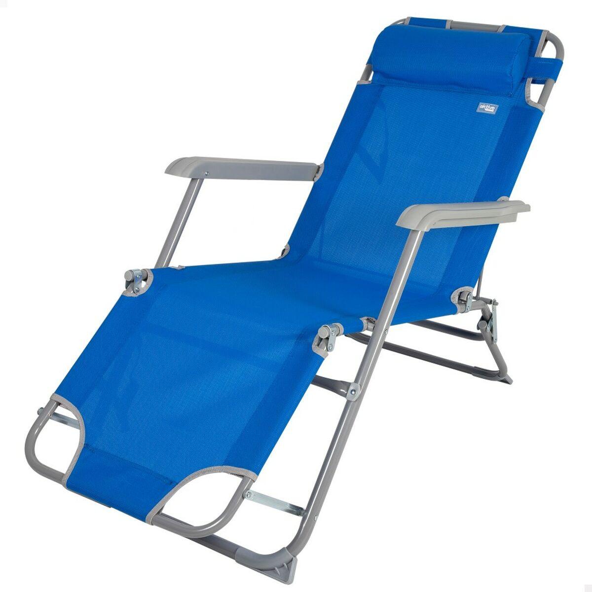Liggende lounder Aktive Blå 153 x 33 x 47 cm