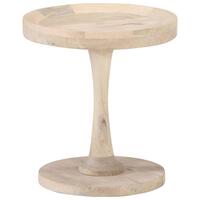 Sidebord Ø40x45 cm massivt mangotræ