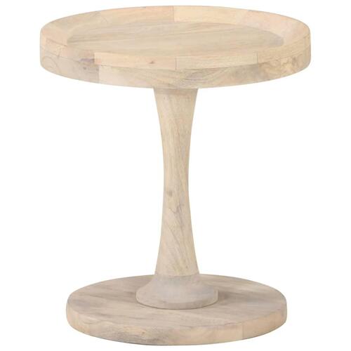 Sidebord Ø40x45 cm massivt mangotræ
