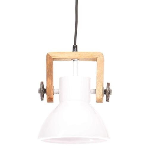 Industriel hængelampe 25 W rund 19 cm E27 hvid