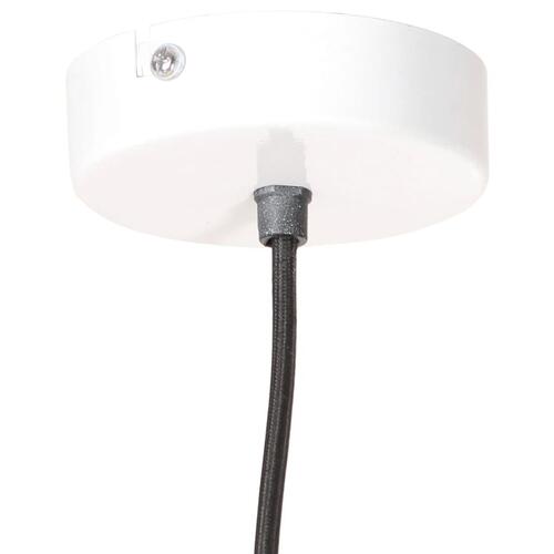 Industriel hængelampe 25 W rund 19 cm E27 hvid