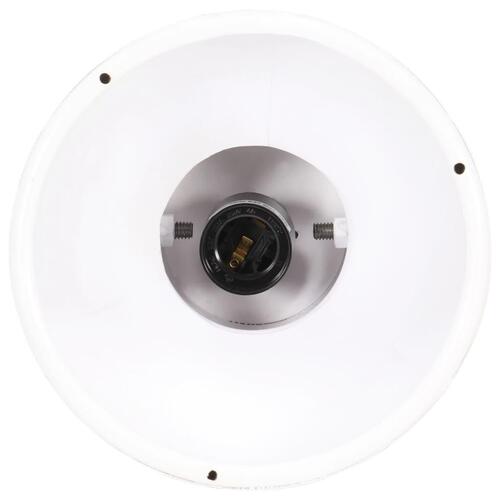 Industriel hængelampe 25 W rund 19 cm E27 hvid