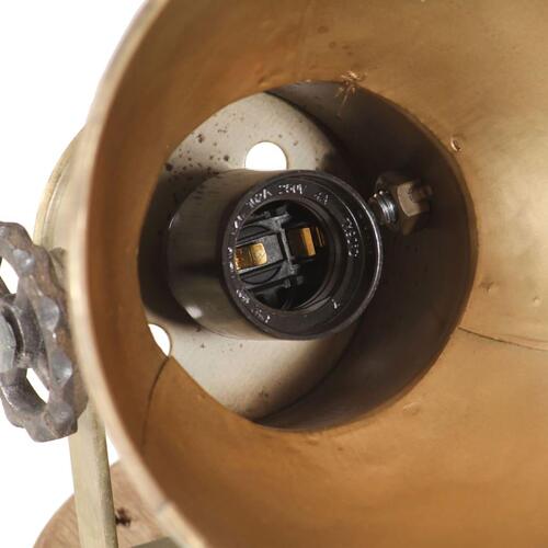 Industrielle væg-/loftlamper 2 stk. 20x25 cm E27 messingfarvet