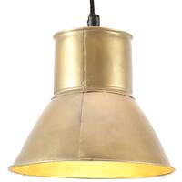 Hængelampe 25 W rund 17 cm E27 messingfarvet