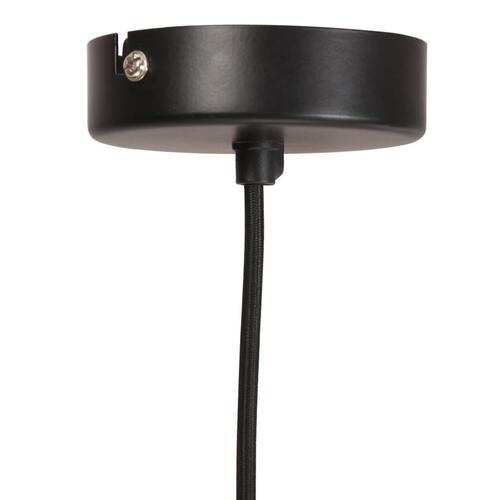 Hængelampe 25 W rund 28,5 cm E27 sort