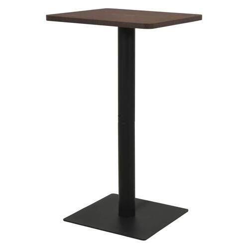 Bistrobord 60x60x107 cm mørkt asketræsfarvet