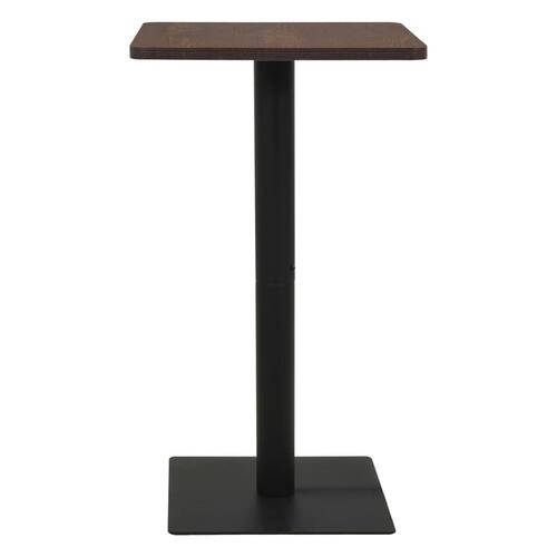 Bistrobord 60x60x107 cm mørkt asketræsfarvet